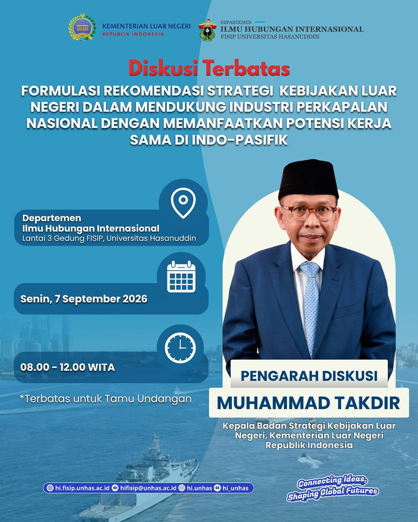 HI Unhas Discusses Indonesia’s Foreign Policy Strategy
